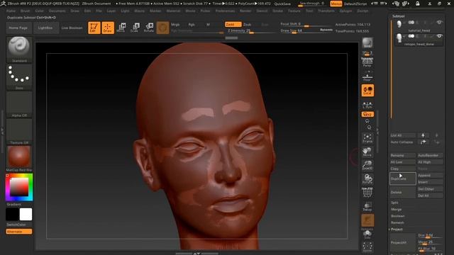 Memindahkan Detail Menggunakan Zbrush Projection смотреть онлайн