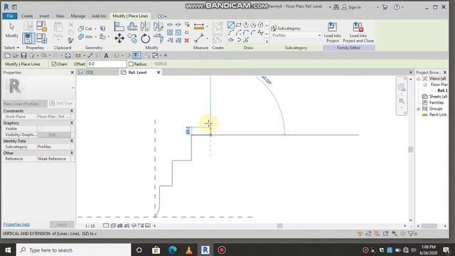 How to create cornice in revit ( Profile family). смотреть онлайн