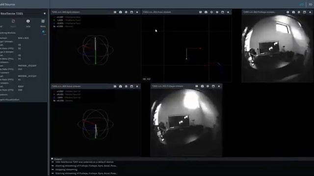 Intel RealSense Viewer -T265-