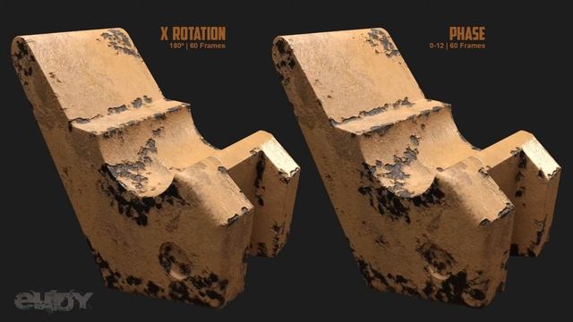 3ds Max | Procedural Noise | X Rotation and Phase Shift Demonstration смотреть онлайн