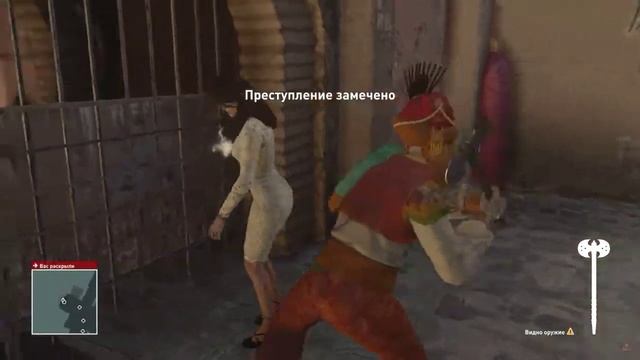 Hitman 2016 Золотая клетка Мастер предсказатель Топорная случайность смотреть онлайн