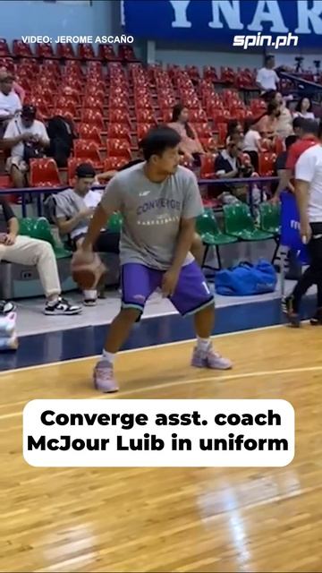 Converge asst. coach McJour Luib in uniform 👀 смотреть онлайн