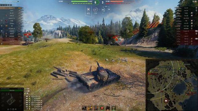 Concept 1B - 7 Frags 9.3K Damage - Perfect for the hills! - World Of Tanks смотреть онлайн