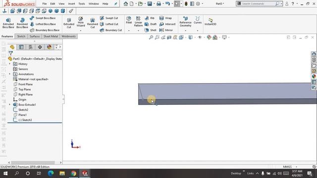 Solid work tutorial # 02 | Design of smooth file | SOLIDWORKS смотреть онлайн