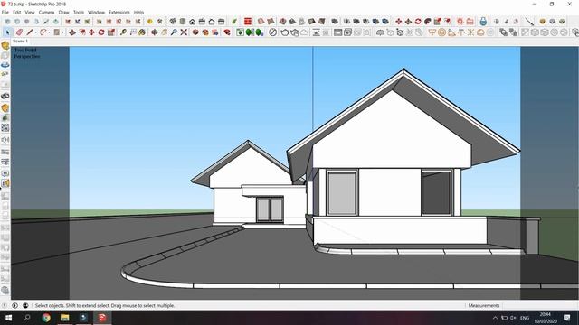 Sketchup Vray Exterior смотреть онлайн