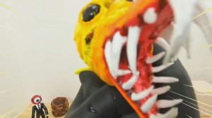 Ешьте волшебные напитки монстров, глаза монстров и загадочные яйца! # Ложное питание