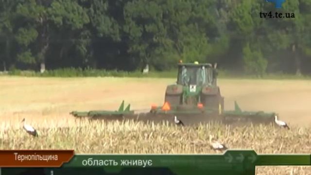 За добу сільгосппідприємства Тернопільщини загалом збирають 2,5 тисячі гектарів зерна смотреть онлайн