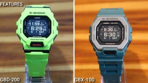 G-Shock GBX-100 VS GBD-200 | Undecided? Maybe this will help