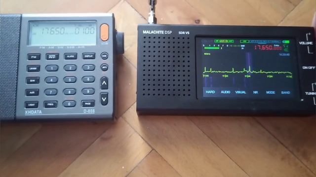 Malachite DSP V5 vs Modified Xhdata D-808 смотреть онлайн