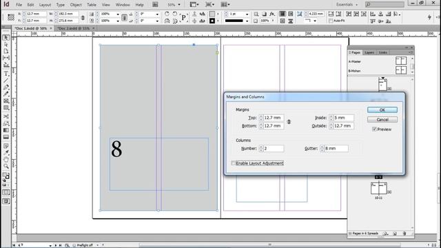 Adobe InDesign || (Layout Menu) смотреть онлайн
