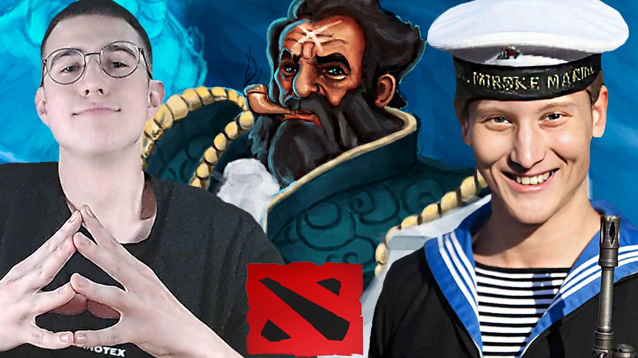 КАПИТАН НА КОРАБЛЕ | KUNKKA DOTA 2 С БРАТОМ