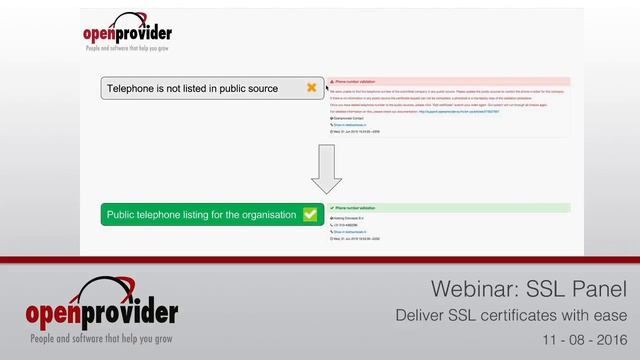 Webinar Deliver SSL with ease | Openprovider смотреть онлайн