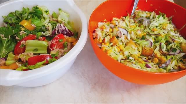 Салаты БЕЗ МАЙОНЕЗА мои ЛУЧШИЕ РЕЦЕПТЫ салаты на праздничный стол смотреть онлайн