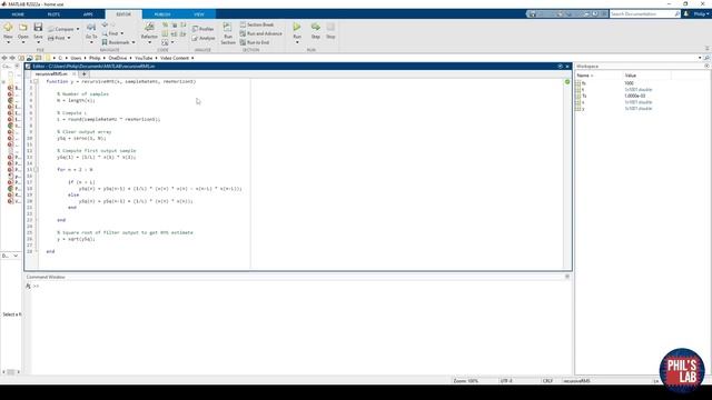 Recursive RMS (STM32 Implementation) - Phil's Lab #103 смотреть онлайн