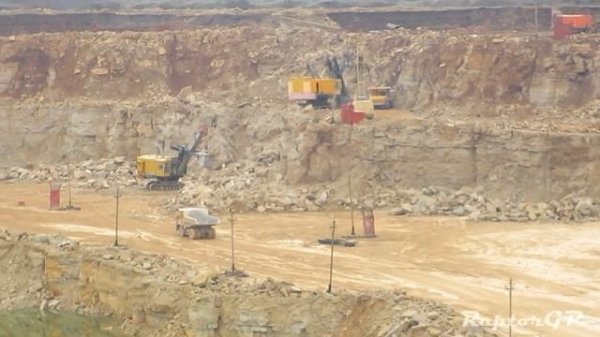 Another one limestone quarry in Russia. Ольшанский карьер, Россия