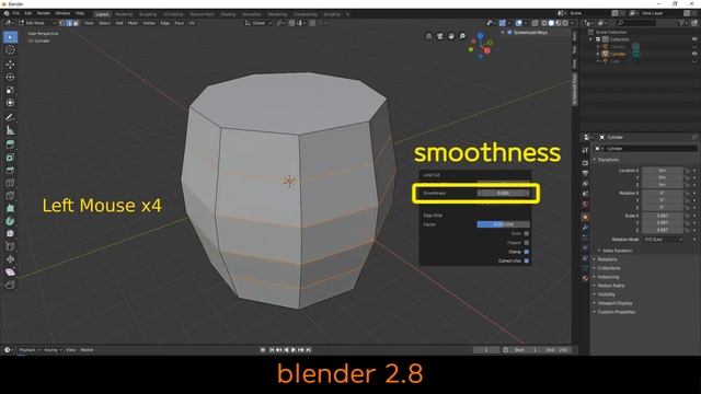 Loop cut (blender 3d tutorial) смотреть онлайн