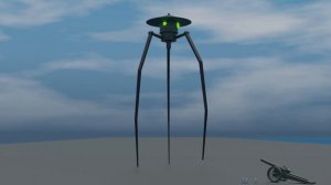 War of The Worlds Animation Tripod Walk Blender