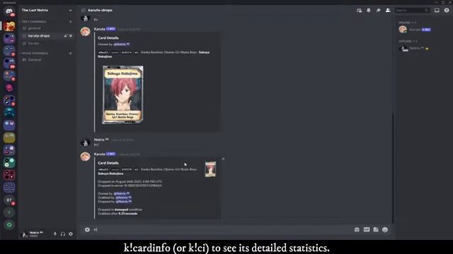Karuta Guide [ Part -1 ] || How to Drop & Grab Card and use other Basic Commands