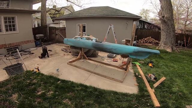 DIY Pallet Kayak Stand(made for a 11.5 ft kayak) смотреть онлайн