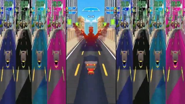 TALKING TOM HERO DASH -- BLUE BLACK WATER COLOUR PINK HERO TOM CLASSIC RUN & HERO TOM CLASSIC RUN