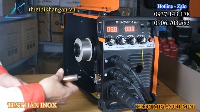 Máy hàn mig Edon MIG 250D1 mini | test hàn inox trên máy hàn mig | Máy hàn mig chất lượng sale mới смотреть онлайн