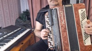Цыганочка. Миди-баян+ Синтезатор Ямаха пср-с950.