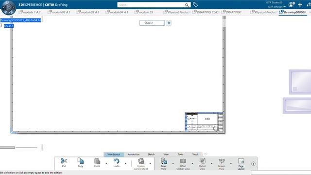 How to create Drafting in catia 3d experience, ctaia drafting, drawing in 3d experince, смотреть онлайн