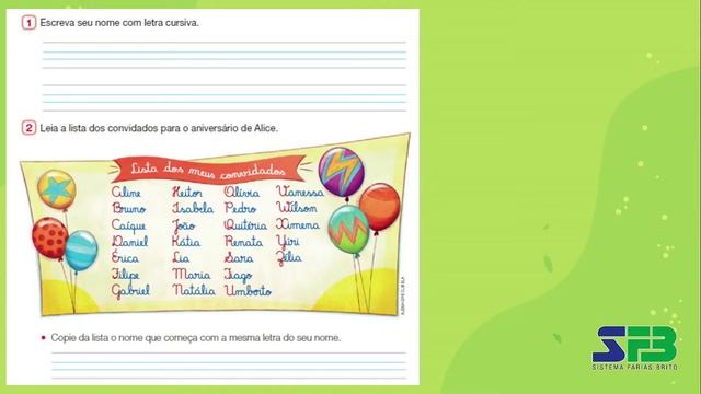 (2° ano A e B) 08/07 Português-Sistema Farias Brito- Alfabeto: letra cursiva смотреть онлайн