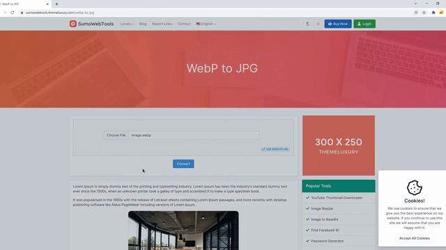 WebP to JPG | SumoWebTools смотреть онлайн