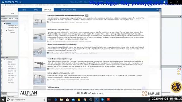 AllPlan Bridge 2020 1, phân tích kết cấu cầu thu hẹp khoảng cách đến công nghệ BIM phần 1 смотреть онлайн
