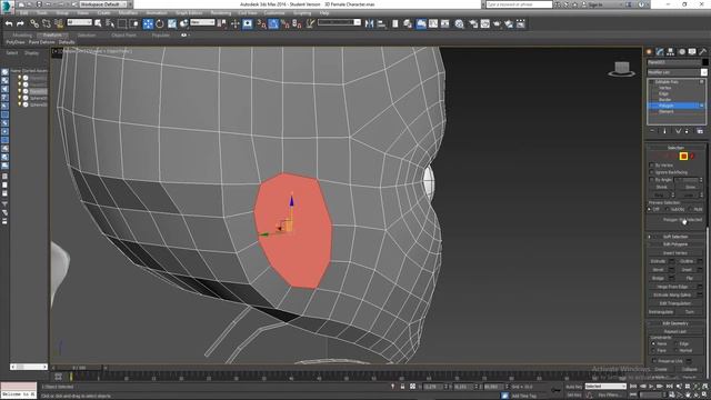 Character Modeling Part 8 Building the jaw and ear смотреть онлайн