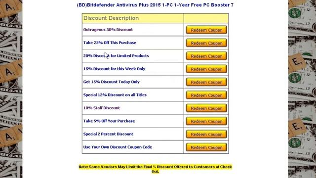 bitdefender 2015 discount coupon codes смотреть онлайн