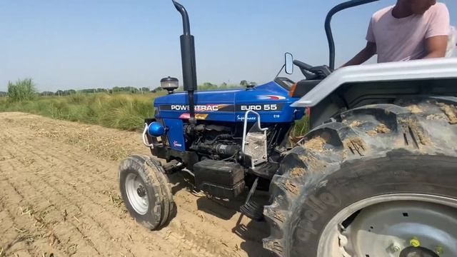 Powertrac euro 55 ABC gear box with 8 feet superseader смотреть онлайн