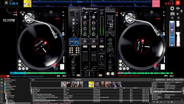 Virtual DJ 8 - Mouse & Keyboard Scratch Freestyle Session #2 смотреть онлайн
