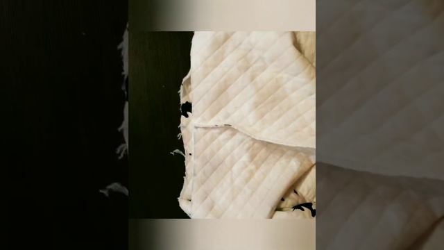 Двустороннее пальто для девочки из капитония и футера, (пока пришила пуговицы) смотреть онлайн