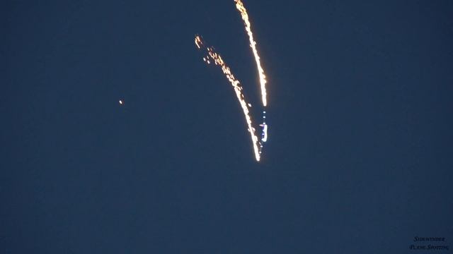Johan Gustafsson's Glider With Spectacular Fireworks For Athens Flying Week 2019 Closure!