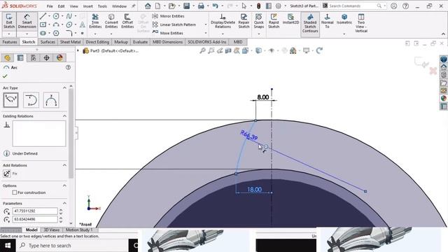 SolidWorks Tutorial l Helical Bevel Gear Used SolidWorks l смотреть онлайн