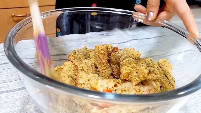 Amazing Lentil Patties, New version of Falafel ! Protein rich recipe. ASMR смотреть онлайн