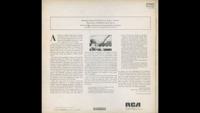 Myaskovsky - Symphony No.21 (CSO - Gould)