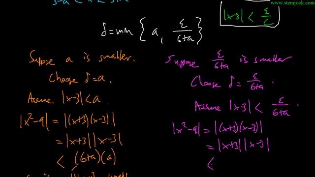 Intermediate-Level Delta-Epsilon Proofs - Limit of x^2 and Limit of x^3 смотреть онлайн