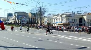 Финиш, юноши первомайская эстафета. Иваново, 1 мая 2019 года.