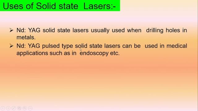 Types of Laser l Ruby Laser l Nd-YAG Laser l He-Ne Laser l Semiconductor Laser l Applications смотреть онлайн
