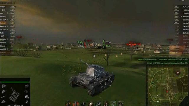 VK 3001H. Тактики,позиции, карты. Tactics, position, map. смотреть онлайн