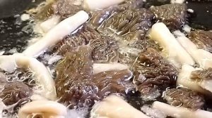 ★ Сморчки (сморчковые шапочки) жареные. Первые грибы. Быстро, просто, вкусно!🍄 | Кулинарный Клуб.