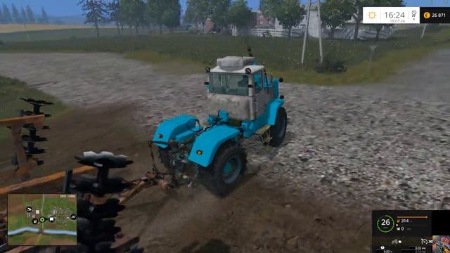 FS2015 - Один российский край - 4 - Солома, культивация и покос...