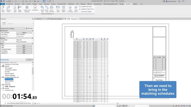 Automatically create door drawings with Naviate Architecture for Revit смотреть онлайн