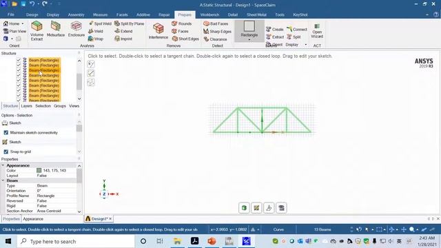 Chapter 2: ANSYS modeling a truss bridge смотреть онлайн