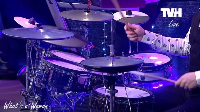 WHAT'S A WOMAN - Calin Geambasu Band - LIVE at TV Show смотреть онлайн