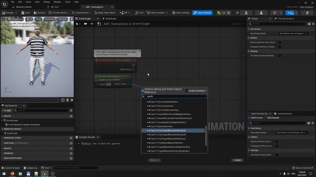 Ynnk Voice Lip-Sync Plugin And CC3 Skeletal Mesh