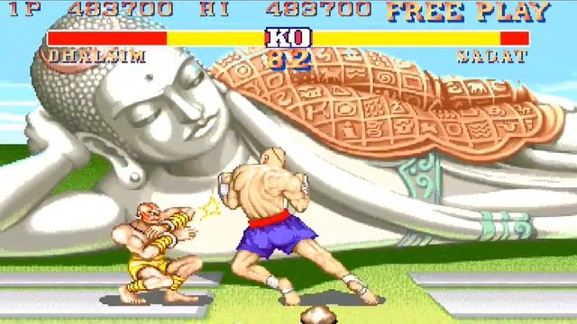 Street Fighter 2 - Dhalsim Vs Balrog Vega Sagat M.Bison смотреть онлайн
